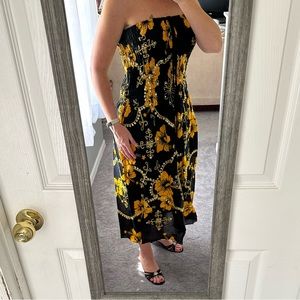 2 for $13 Smocked maxi midi dress size one size fits most
